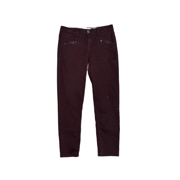 Democracy Denim - Democracy Jeans Women's 6 Ab Technology Maroon Skinny Stretch Denim